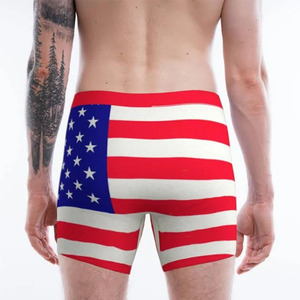 Nuovo Design per gli uomini di cotone stampati personalizzati biancheria intima termica da <span class=keywords><strong>uomo</strong></span> comodi caldi pugili personalizzati - Product Image 2