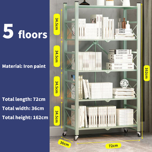 Nhà bếp tổ chức kệ sắt có thể gập lại Kệ nhà bếp tổ chức Kệ thép lưu trữ gấp lưu trữ Kệ đa tầng giá - Product Image 6