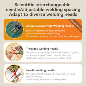 Awithz 휴대용 핸드헬드 배터리 스폿 용접기, 90단 기어 조절, 18650 배터리 철 및 스테인리스 스틸 용접용, 2M 니켈 포함 - Product Image 5