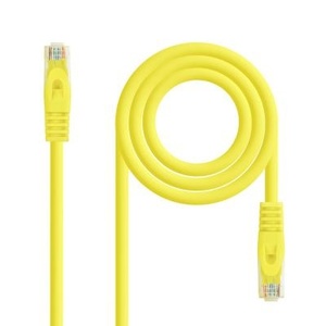Cable de Red LSZH Cat.6a UTP AWG24 Amarillo de 25cm, Ideal para Conexiones Ethernet de Alta Velocidad y Comunicación Eficiente en - Product Image 1
