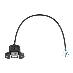 Cable de datos de 4 núcleos a XH <span class=keywords><strong>2</strong></span>,54, conector USB hembra de un solo cabezal con agujeros de tornillo para fijar el cable de alimentación de <span class=keywords><strong>2</strong></span> núcleos - Product Image 5