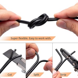 Câble d'éclairage paysager basse tension robuste 12/2 - Gaine en <span class=keywords><strong>PVC</strong></span> flexible et résistant aux UV - Idéal pour les chemins basse tension - Product Image 4