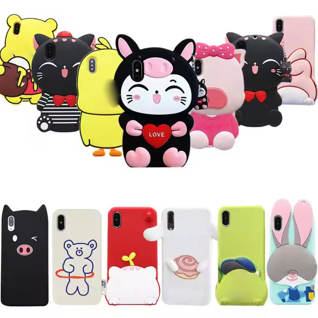 Anti Scratch and Waterproof OEM Custom 3D Silicone Phone Case Cute Mobile Phone Silicon Case With Your Own Logo