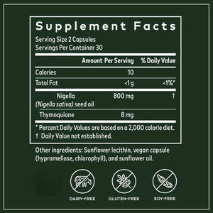 Cápsulas de Aceite de Semilla Negra de Marca Privada 800mg, Aceite de Nigella, Soporte Antioxidante para la Salud de las Articulaciones y Digestiva para Adultos - Product Image 2