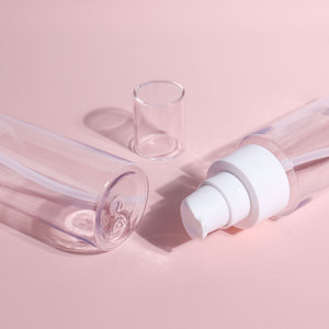 Logo personalizzato imballaggio cosmetico 100ml 120ml 150ml 200ml 4oz 5oz cilindro vuoto per animali domestici lozione <span class=keywords><strong>di</strong></span> <span class=keywords><strong>plastica</strong></span> <span class=keywords><strong>bottiglie</strong></span> con pompa bianca - Product Image 3