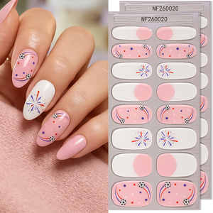 Esmaltes <span class=keywords><strong>de</strong></span> <span class=keywords><strong>Uñas</strong></span> Personalizados Autoadhesivos con Diseño <span class=keywords><strong>de</strong></span> la Copa Mundial <span class=keywords><strong>de</strong></span> Fútbol, Adhesivos para <span class=keywords><strong>Uñas</strong></span> con Lámpara UV, Tiras <span class=keywords><strong>de</strong></span> Gel Semicurado - Product Image 3