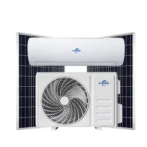 18000btu Smart Home Appliance Ac/Dc Hybride Zonne-Energie Airconditioner Eenvoudig Schoon Te Maken Representatieve Kamers Nieuwe Elektrische Batterij