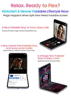 Smartphone Blackview 10 Flip, écran LCD 3,54 pouces, 4 Go de RAM, 64 Go de stockage, appareil photo 8 MP, LTE débloqué, 4G, Android 12, processeur quadricœur, batterie 2150 mAh, clavier
