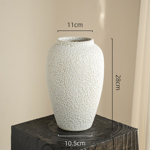 Vase en céramique blanche de style Art Déco, design chinois rétro créatif, à grand ouverture, pour hydroponie, spécial Dracaena <span class=keywords><strong>Sanderiana</strong></span>, pour intérieur - Product Image 6