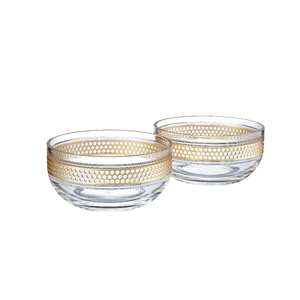 เหยือกใส่เครื่องใช้บนโต๊ะอาหารมีห่วงสีทองแก้วชามถั่วถาดเสิร์ฟ - Product Image 3