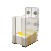 Gran oferta, caja de almacenamiento de carrete SMT de 12/24mm, PET gris, ESD, soporte de cinta de empalme magnético seguro, montaje electrónico, portador de carrete apilable