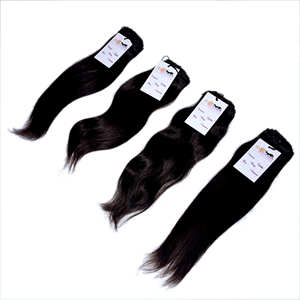 Cheveux brésiliens vierges bouclés 8A 9A 10A — ali queen, cheveux naturels, vierges, lisses et soyeux, sans emmêlement et sans perte, cuticules alignées, prix de gros - Product Image 1