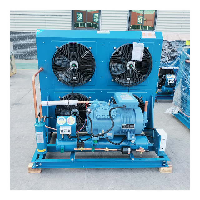 High Quality 3HP Semi Hermetic Piston Compressor Air Cooled Condensing Unit for Refrigerators Good Condenser Units