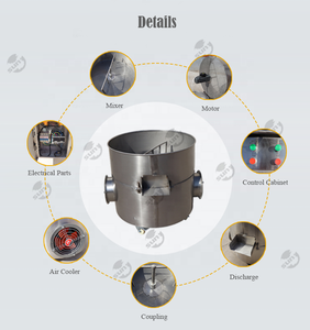 Petit refroidisseur d'arachide de sésame d'amande noisette rôtie de torréfaction avec des graines de cylindre - Product Image 3