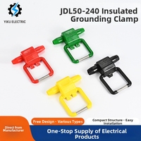 JDL50-240 Pince de terre isolée multicolore pour usine, accessoire de matériel électrique pour test de ligne aérienne 10KV