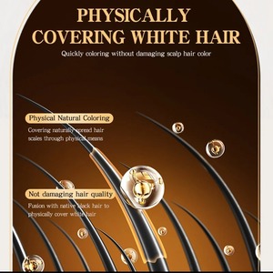 Barra de Tinte para Cabello de Aspecto Natural para Cubrir las Canas, Barra de Tinte para Raíces del Cabello Portátil y Desechable, Coloración Suave y Rápida, Sin Decoloración - Product Image 4