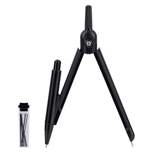 Deli 72152 Brújula de metal negro para el <span class=keywords><strong>examen</strong></span> de matemáticas para estudiantes con Mango antideslizante 192 piezas por juego de cartón - Product Image 2