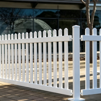 Clôture de sécurité extérieure en PVC blanc moderne Fentech Shandong pour la maison