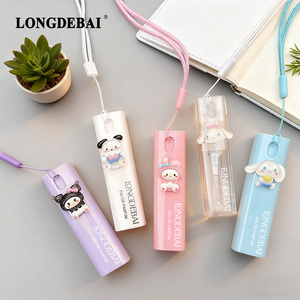 New Design 10ml <b>Empty</b> Blue Square Shape PET Perfume Portable <b>Bottle</b> Alcohol <b>Spray</b> <b>Bottle</b> - Product Image 3