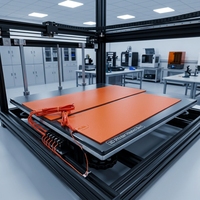 Élément chauffant en silicone personnalisé 12V 24V 110V 220V, plaque chauffante en silicone flexible pour impression 3D industrielle