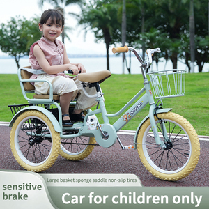 Usine Double Sièges <span class=keywords><strong>16</strong></span>/18/20 <span class=keywords><strong>Pouces</strong></span> 3 Roues Vélo Vélos Marcheur Jumeaux <span class=keywords><strong>B</strong></span>é<span class=keywords><strong>b</strong></span>é Tricycle Trike pour Enfants - Product Image 5