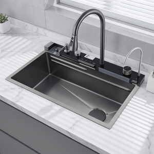 Grifo de Cocina Extraíble de Acero Inoxidable para Montar en el Fregadero - Product Image 5