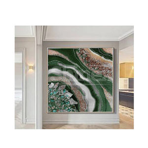 Disposition texturisée de tuile de mur de mosaïque en verre conçue pour des murs de déclaration dans les intérieurs à la mode - Product Image 1