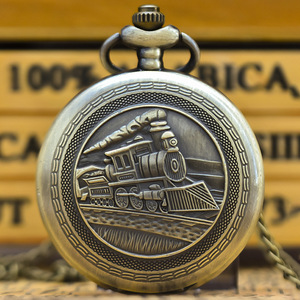 นาฬิกาพกควอตซ์สไตล์สตีมพังก์แบบมีสายคล้อง รุ่นเรโทร พร้อมสเกล - Product Image 2