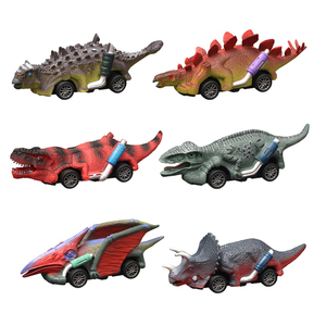 Offre Spéciale en gros 6 pièces dinosaure voiture jouets retirer dinosaure voiture pour 2 ans garçon et enfant en bas âge voiture jouets pour enfants - Product Image 1