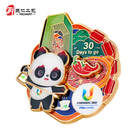 Badges Métalliques Personnalisés, Épingles de Revers Émaillées pour Événements Sportifs, Souvenirs Commémoratifs de Jeux Athlétiques, Cadeaux du Fabricant