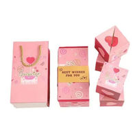 Logo Personnalisé Conception Explosive Pop Up Boîte Cadeau Pop up Explosion Confettis Confettis Bombe D'anniversaire Boîte Cadeau Surprise