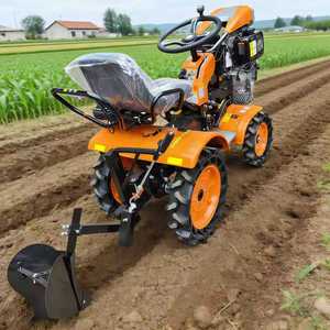 Mini tracteur chenillé 12 CV avec rotoculteur et désherbeur pour petits jardins et pépinières - Product Image 1