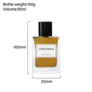 Elegante Botella de Perfume Cuadrada de Vidrio Mate con Atomizador, 30ml 50ml 100ml, Envase de Lujo Vacío para Aceites Esenciales y Fragancias - Product Image 4