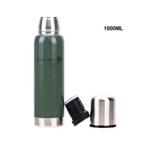 DS607V 1000Ml/34Oz Hoge Kwaliteit Reizen 18/8 Roestvrij Stalen Dubbele Wand Water Vacuüm Fles Fles