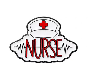 Schwarze Krankenschwester Afroamerikanische Ärztin Emaille-Anstecknadel Schwarz-Nickel Blumendesign Medizinische Zink-Brosche Reversnadel Schmuck Geschenk für - Product Image 3