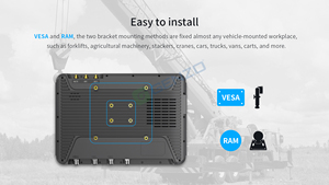 <span class=keywords><strong>GENZO</strong></span>, tabletas resistentes de pantalla montada en vehículo Intel de 8/10 pulgadas con RJ45 y RS232 montados y tableta de vehículo con antena GPS - Product Image 6
