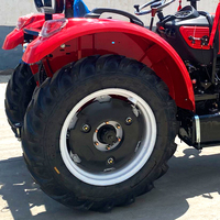 Livraison gratuite Tracteurs agricoles à roues avec boîte de vitesses, moteur diesel 50hp 80hp