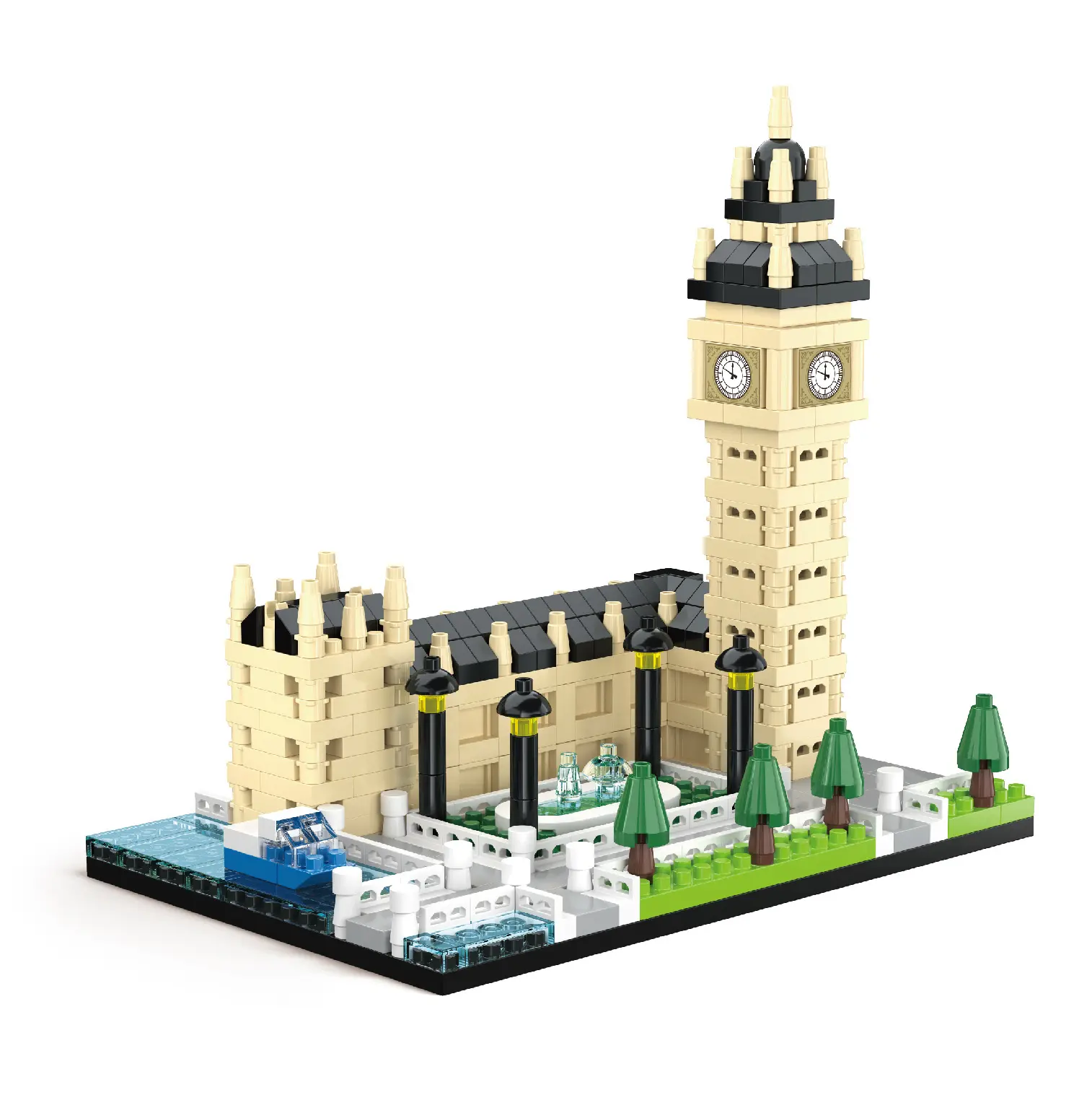 Mini Bricks Big Ben World famous architecture 523 PCS Building Blocks Christmas Gift Toys For Kids
