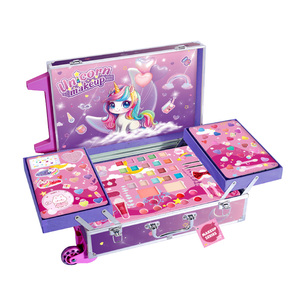 Nuevo Modelo 2026, Kit <span class=keywords><strong>de</strong></span> Maquillaje Todo en Uno, Juego <span class=keywords><strong>de</strong></span> Juguetes con Maleta <span class=keywords><strong>de</strong></span> Doble Capa <span class=keywords><strong>para</strong></span> <span class=keywords><strong>Niñas</strong></span> Pequeñas, Sombra <span class=keywords><strong>de</strong></span> Ojos, Lápiz Labial, Caja <span class=keywords><strong>de</strong></span> Regalo <span class=keywords><strong>de</strong></span> Cosméticos - Product Image 2