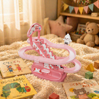 Jouets de glisse personnalisés pour enfants, mignons canards et lapins, jouets éducatifs pour ramper sur la piste pour garçons et filles