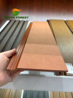 Revêtement de plafond WPC Freyr Forest pour décoration extérieure, imperméable et ignifuge, panneaux muraux de revêtement de plafond WPC pour toiture extérieure