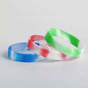 Custom Silicone <b>Rubber</b> Bracelets Color Pattern Wristbands for Men Women Teens & Kids Blank Silicone <b>Bands</b> for Events Parties - Product Image 2