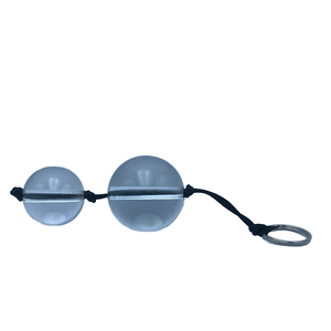 Perle Anali in Vetro Borosilicato da 50mm, Palline Vaginali, Plug <span class=keywords><strong>Anale</strong></span>, Massaggiatore Trasparente in Cristallo per Donne, Modello LZ4050 230g, Marca YFSJ - Product Image 1