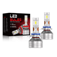 Phare LED de voiture LANSEKO 60W 12000LM 9005 9006 9012 H11 avec double tube en cuivre et puce LED GC-7535 pour ampoules LED de voiture