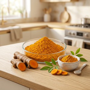 Poudre d'extrait naturel de curcuma en gros, fabricant, fournisseur d'extrait de racine de curcuma à 95% de curcumine - Product Image 1