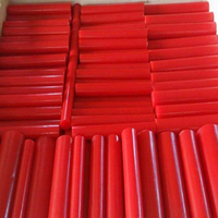 Tige industrielle en élastomère PU souple, courbée, en polyuréthane, pour soudage en gros, dureté Shore 45-98A, lisse, -35°C