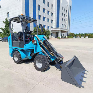 Teleskop pemuatan bersertifikat EPA 1000kg tele handler teleskopik lengan bom roda Mini pemuat - Product Image 2