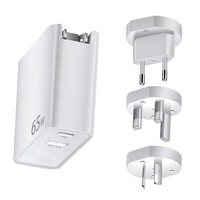 Produits les plus vendus chargeur 65W gan tech chargeur usbc type-c charge rapide pour chargeur de téléphone android 65Watt pour Iphone