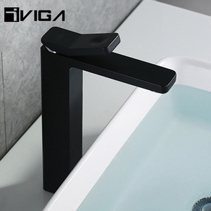 Professionale in ottone massiccio <span class=keywords><strong>alto</strong></span> <span class=keywords><strong>lavabo</strong></span> miscelatori rubinetti a manico singolo <span class=keywords><strong>rubinetto</strong></span> lavello da tavolo per <span class=keywords><strong>lavabo</strong></span> - Product Image 2