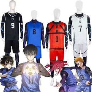 เสื้อคอสเพลย์เรดแมน อนิเมะ บลูล็อค อิซางิ โยอิจิ ชิกิริ ฮโยมะ ชุดทีม - Product Image 1